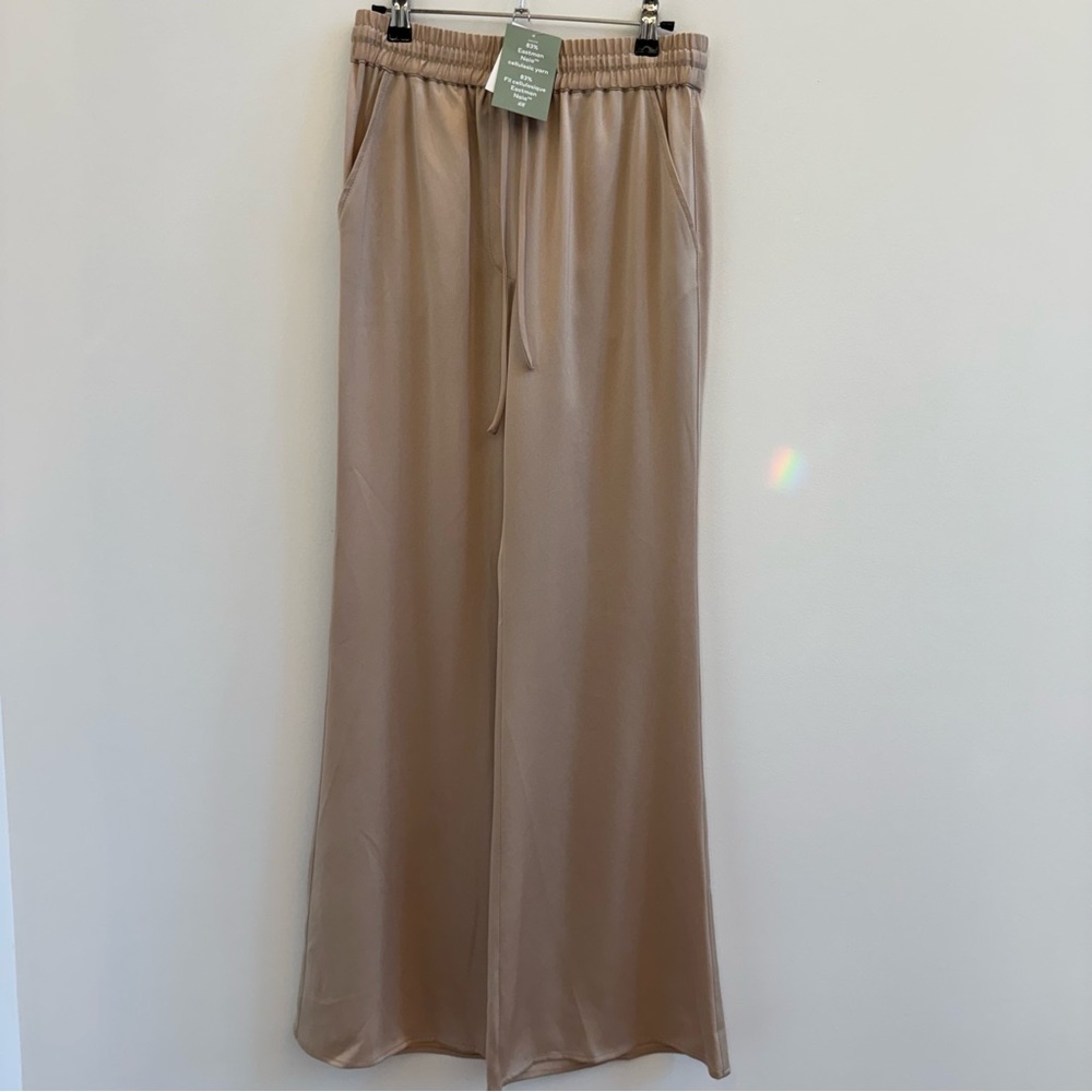 H&M Tan Wide-Leg Pants